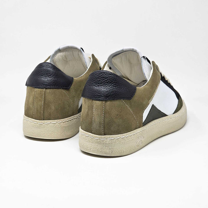 EVAN PELLE BIANCO TAUPE NERO VERDE