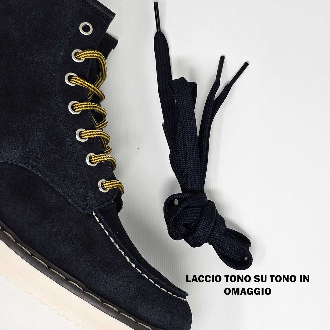 JANNIK CAMOSCIO CUOIO MORO BLU