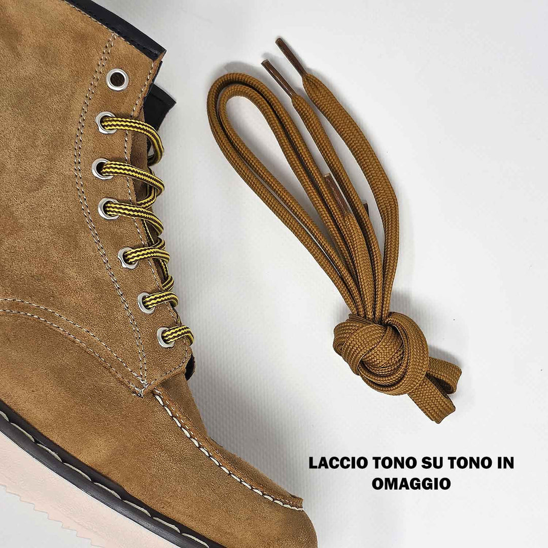 JANNIK CAMOSCIO CUOIO MORO BLU