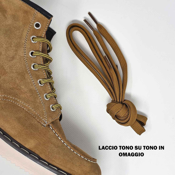 JANNIK CAMOSCIO CUOIO MORO BLU