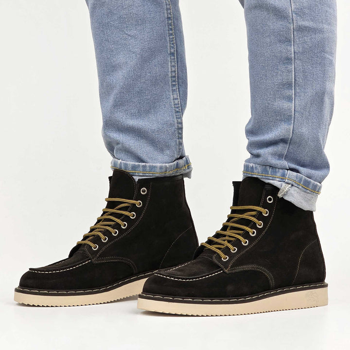 JANNIK CAMOSCIO CUOIO MORO BLU