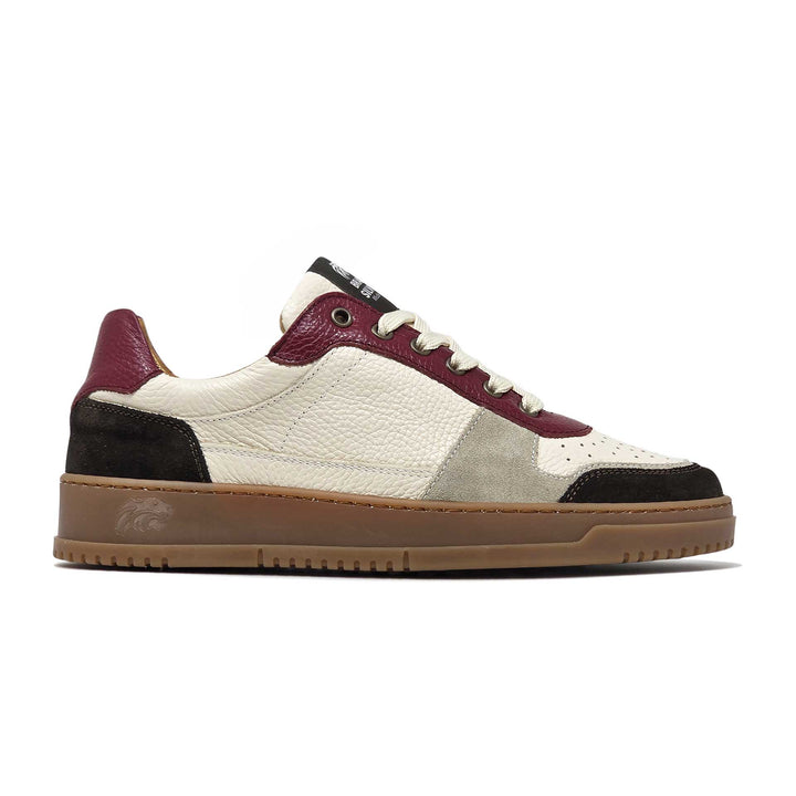 LEWIS PELLE BEIGE BORDEAUX MORO