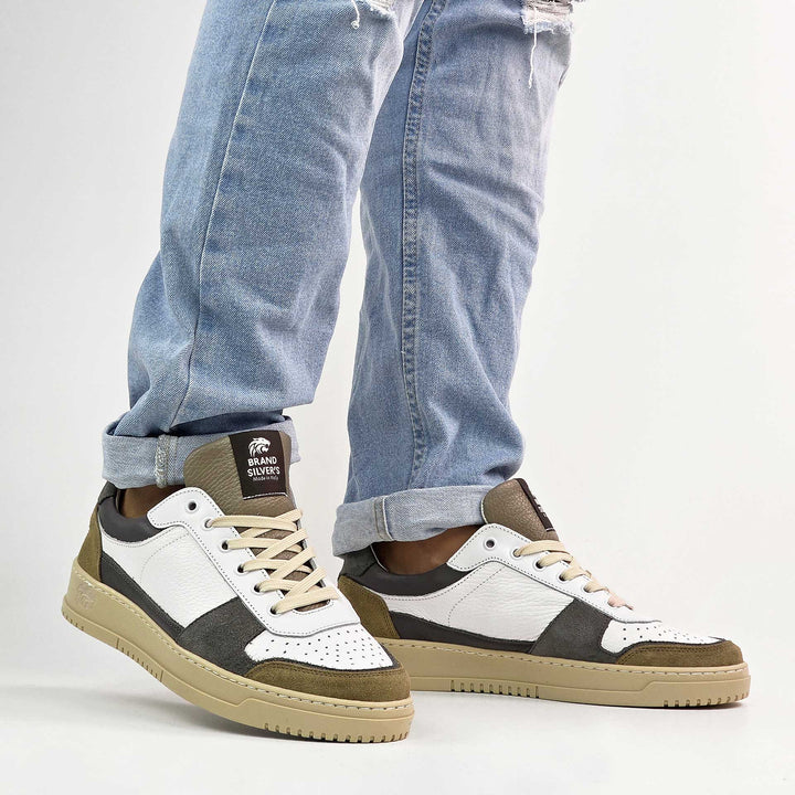LEWIS PELLE BIANCO GRIGIO TAUPE
