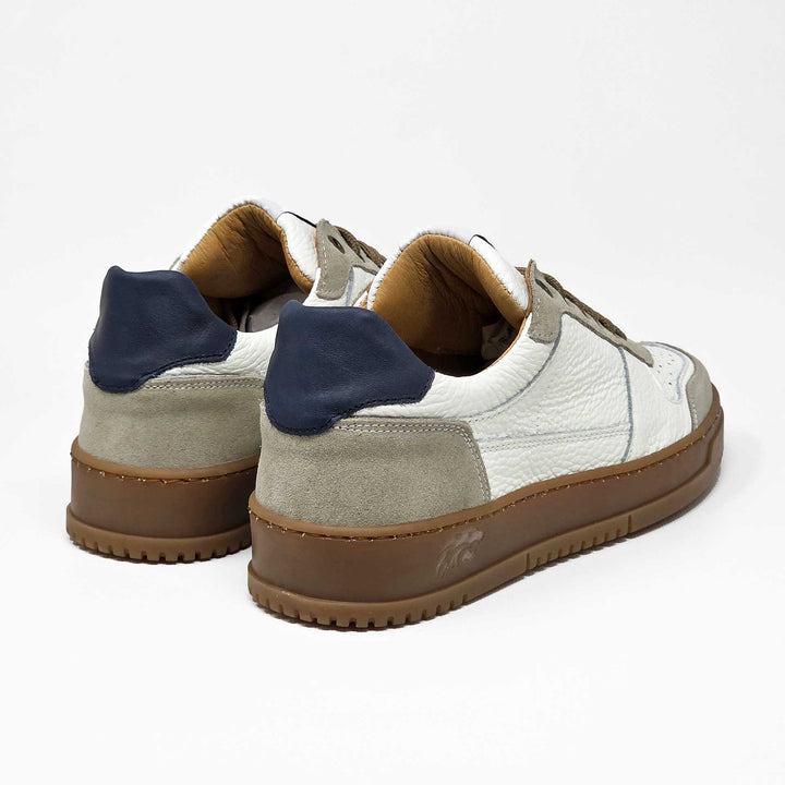 LEWIS PELLE BIANCO BEIGE BLU NAVY