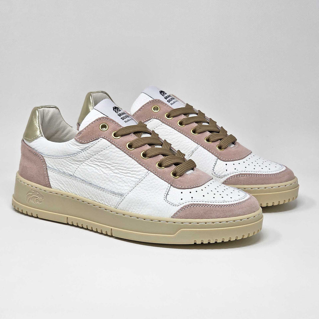 LEWIS PELLE BIANCO ROSA BEIGE ORO