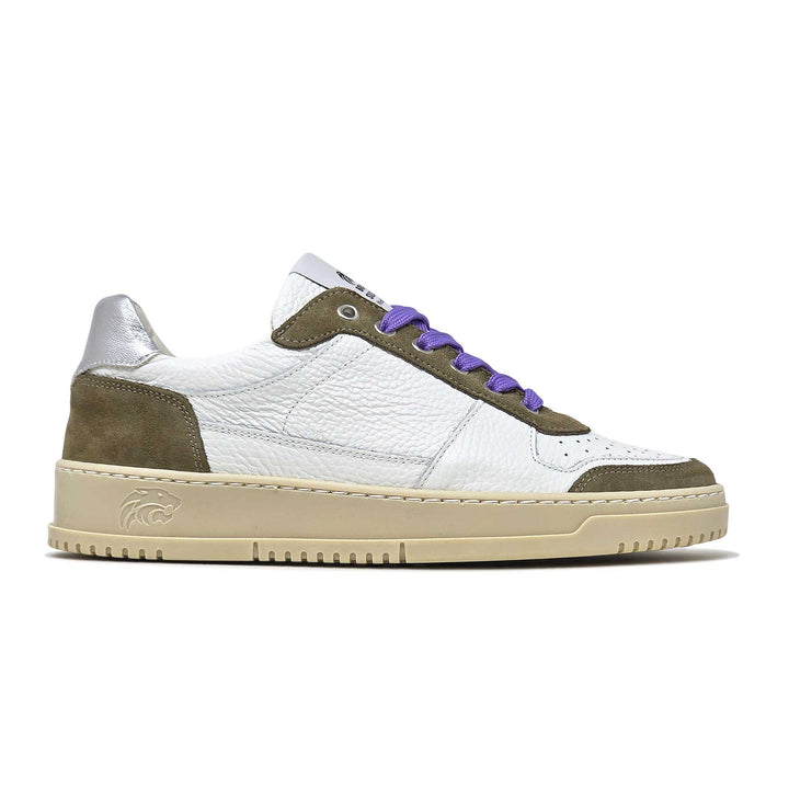 LEWIS PELLE BIANCO TAUPE ARGENTO