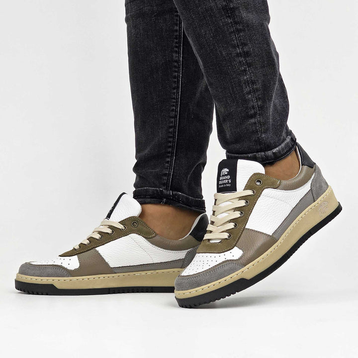 LEWIS SUPERNOVA PELLE BIANCO GRIGIO TAUPE