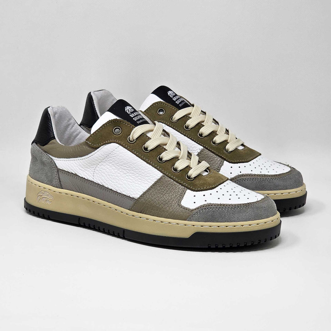 LEWIS SUPERNOVA PELLE BIANCO GRIGIO TAUPE