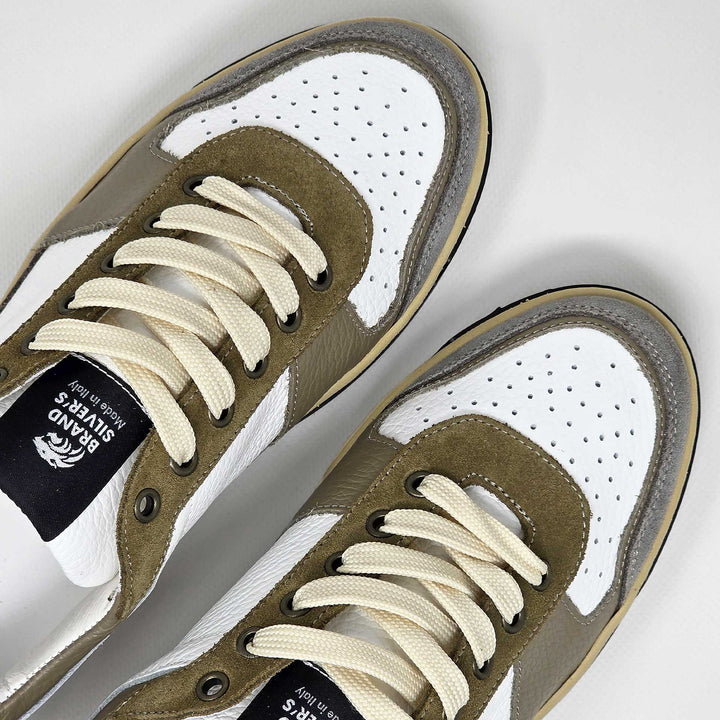 LEWIS SUPERNOVA PELLE BIANCO GRIGIO TAUPE