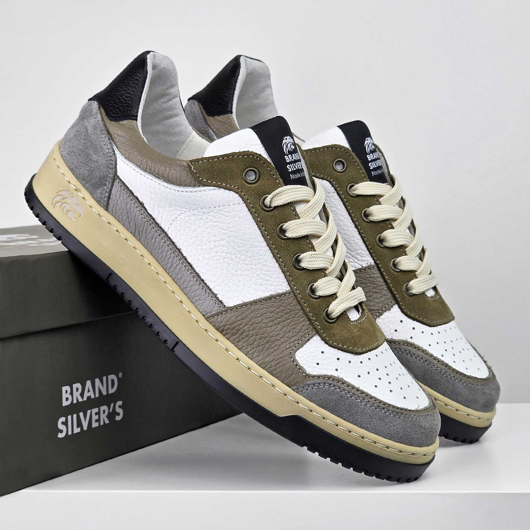 LEWIS SUPERNOVA PELLE BIANCO GRIGIO TAUPE