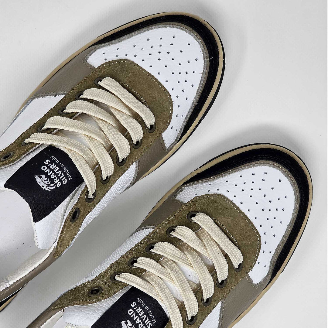 LEWIS SUPERNOVA PELLE BIANCO TAUPE NERO