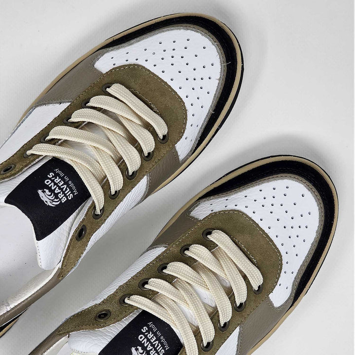 LEWIS SUPERNOVA PELLE BIANCO TAUPE NERO