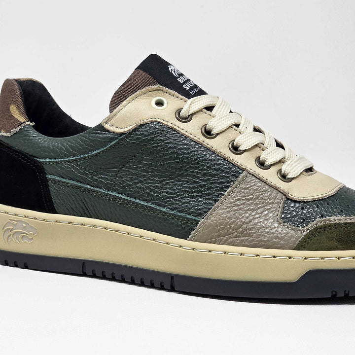 LEWIS SUPERNOVA PELLE VERDE BEIGE CAMOUFLAGE