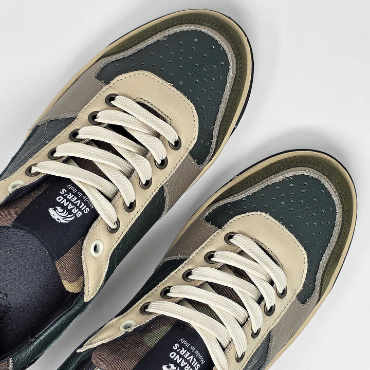 LEWIS SUPERNOVA PELLE VERDE BEIGE CAMOUFLAGE