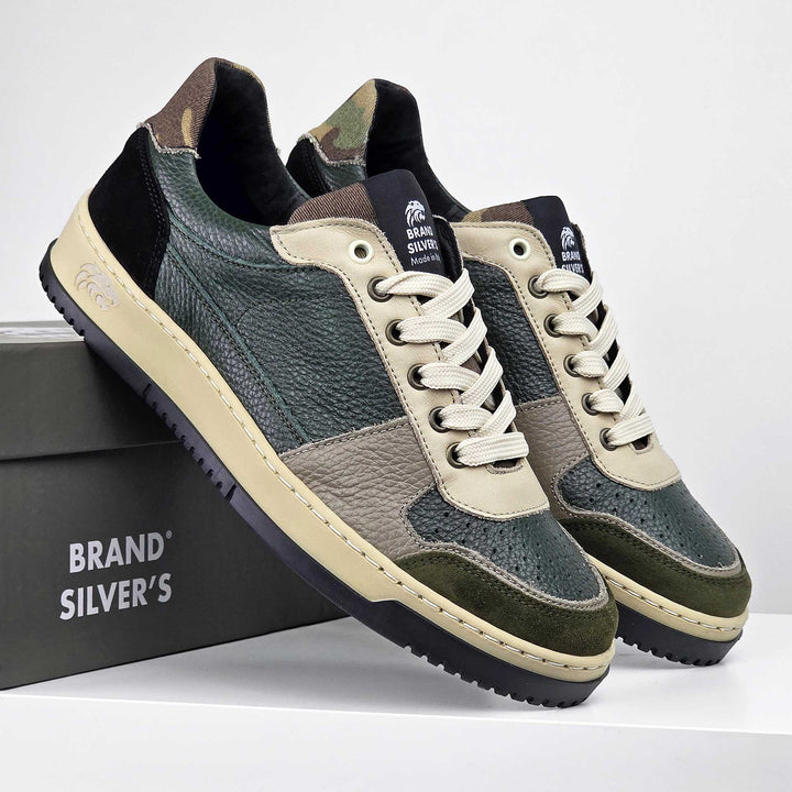 LEWIS SUPERNOVA PELLE VERDE BEIGE CAMOUFLAGE