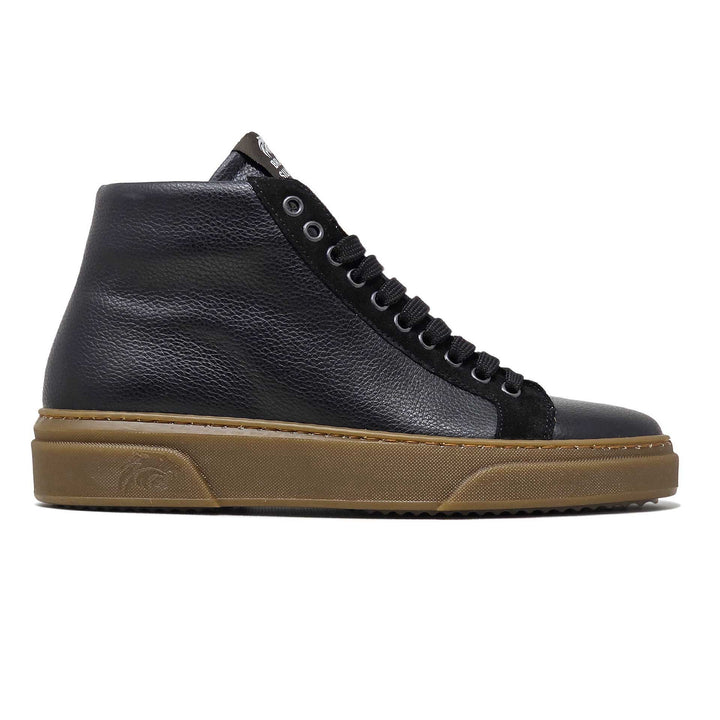 NEVADA BOOT PELLE NERO BLU CASTAGNA BEIGE