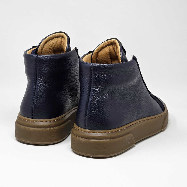 NEVADA BOOT PELLE NERO BLU CASTAGNA BEIGE