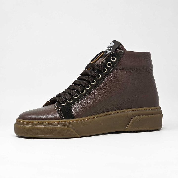 NEVADA BOOT PELLE NERO BLU CASTAGNA BEIGE