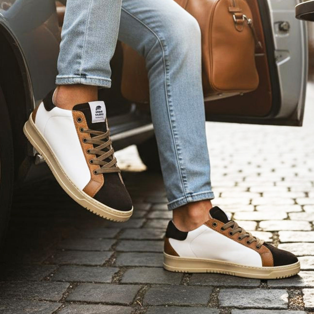 PAUL PELLE BIANCO CUOIO MORO