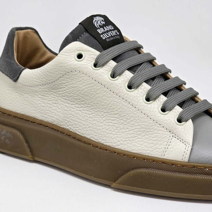 NEVADA PELLE BEIGE GRIGIO