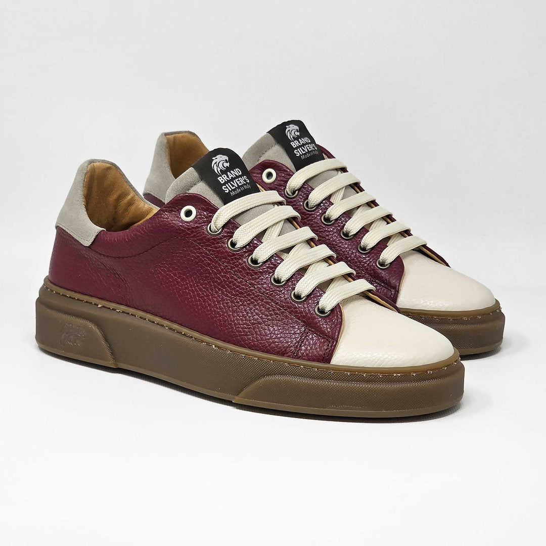 NEVADA PELLE BORDEAUX BEIGE