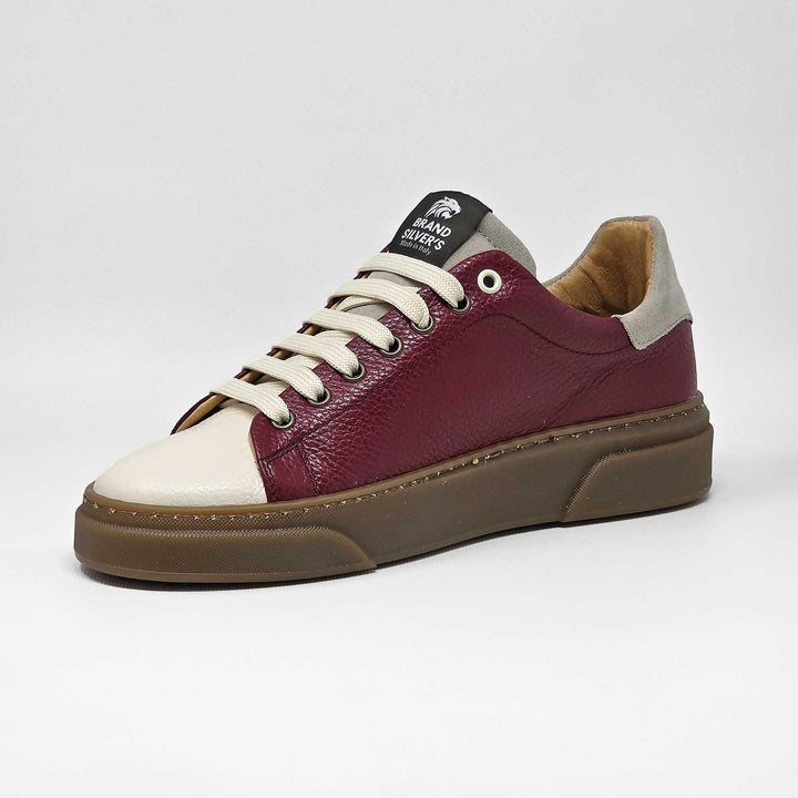 NEVADA PELLE BORDEAUX BEIGE