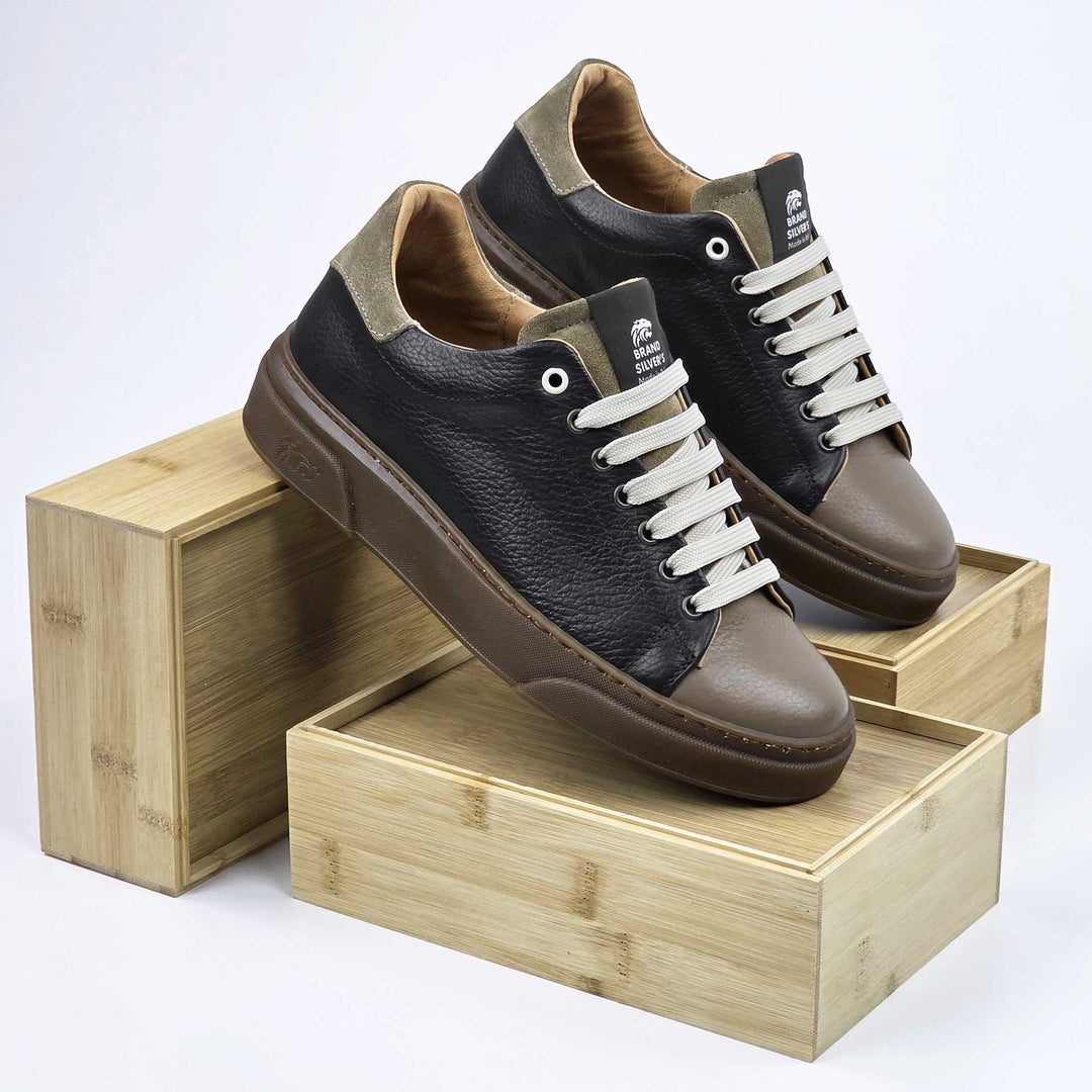 NEVADA PELLE MARRONE TAUPE