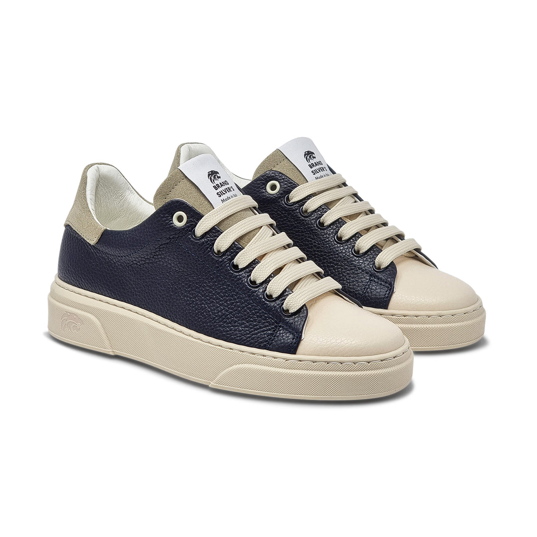 NEVADA PELLE VERDE BLU NAVY BEIGE