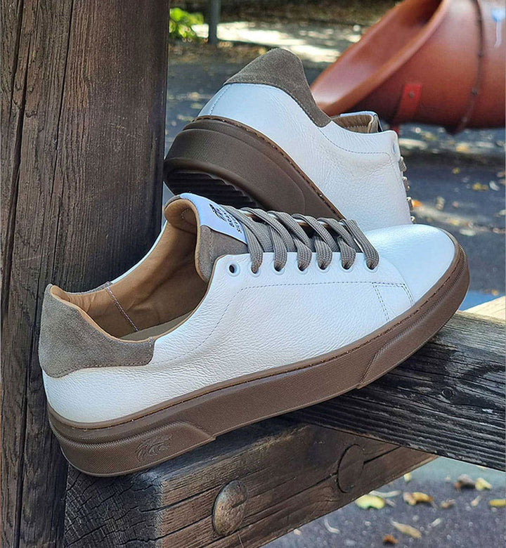 NEVADA PELLE BIANCO TAUPE
