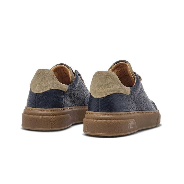 NEVADA PELLE BLU NAVY TAUPE