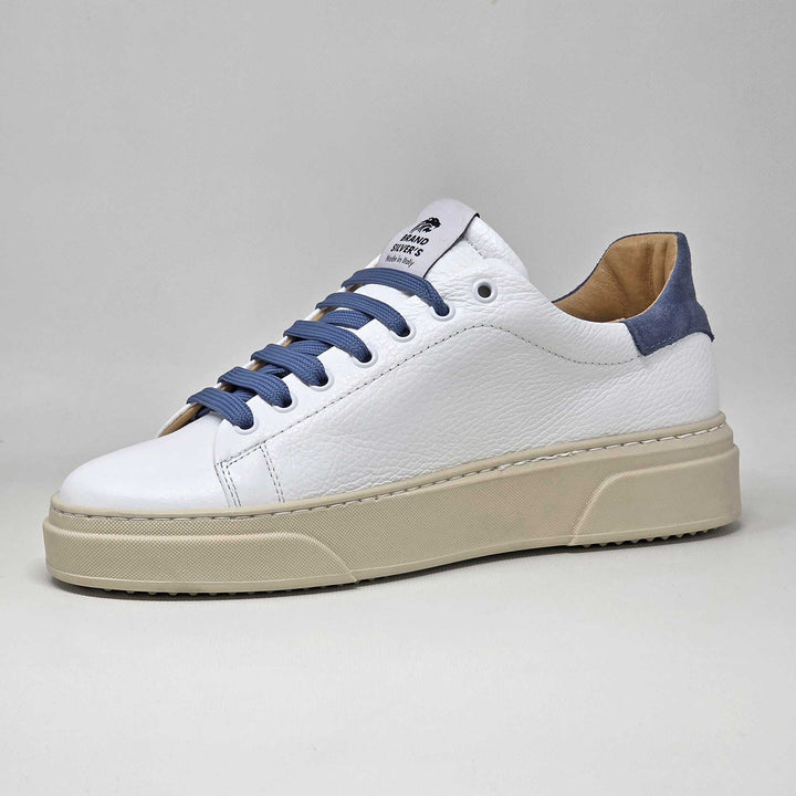 NEVADA PELLE BIANCA CAMOSCIO JEANS