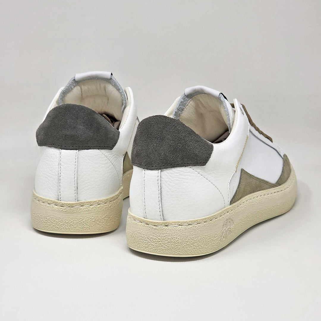 EVAN PELLE BIANCA CAMOSCIO GRIGIO E TORTORA