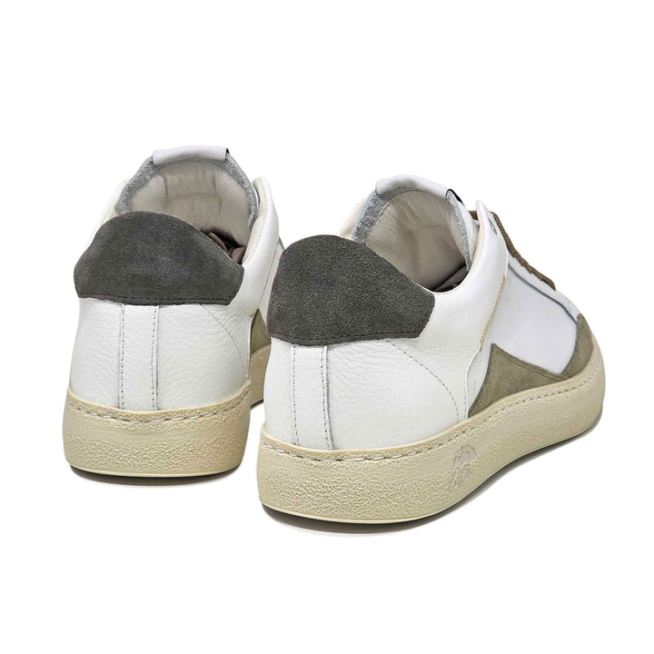 EVAN PELLE BIANCA CAMOSCIO GRIGIO E TORTORA