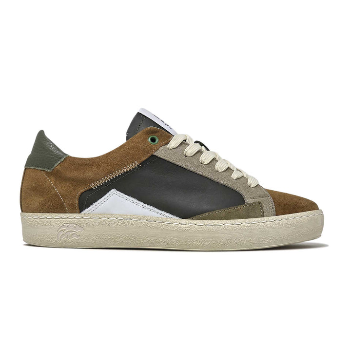 EVAN VERDE CUOIO BEIGE BIANCO