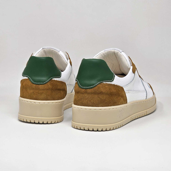 LEWIS BASIC PELLE BIANCA CUOIO VERDE