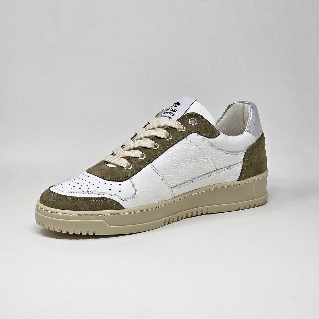 LEWIS PELLE BIANCO TAUPE ARGENTO