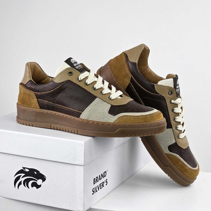 LEWIS SUPERNOVA BROWN LEATHER BEIGE