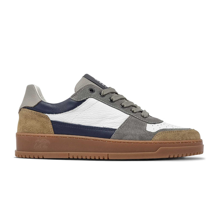 Lewis Suede Grigio Taupe Blu Navy