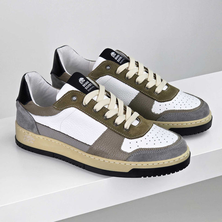 LEWIS SUPERNOVA PELLE BIANCO GRIGIO TAUPE
