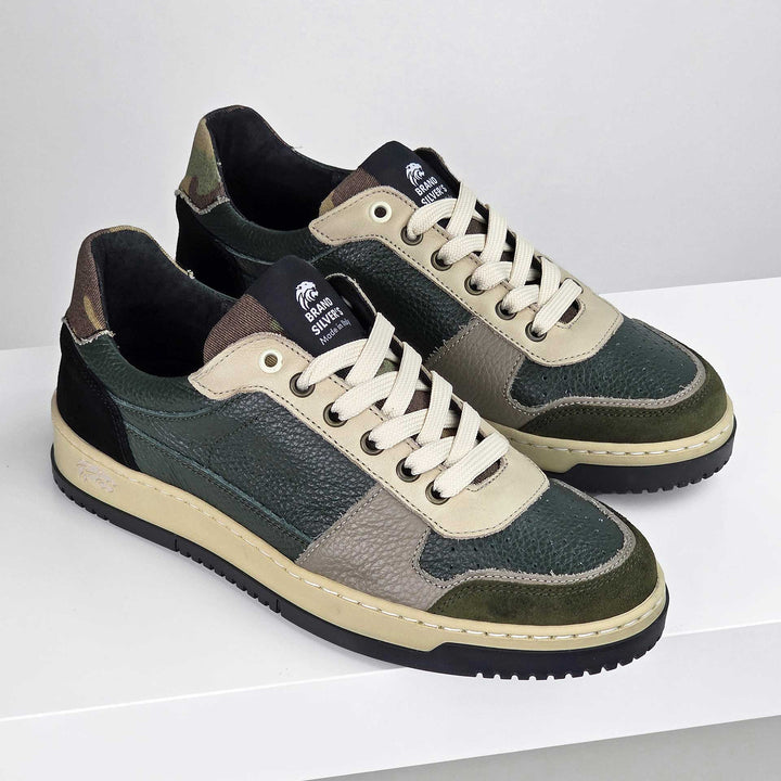 LEWIS SUPERNOVA PELLE VERDE BEIGE CAMOUFLAGE