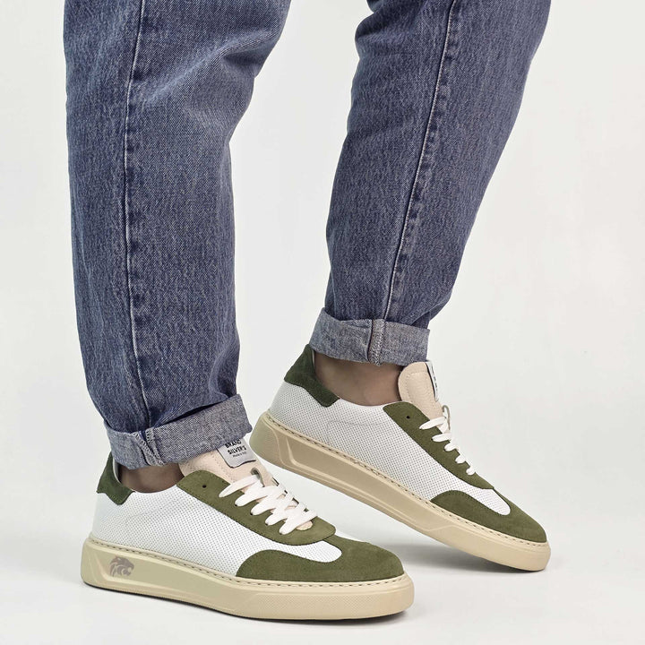 MILES PELLE BIANCO VERDE EVA LIGHT