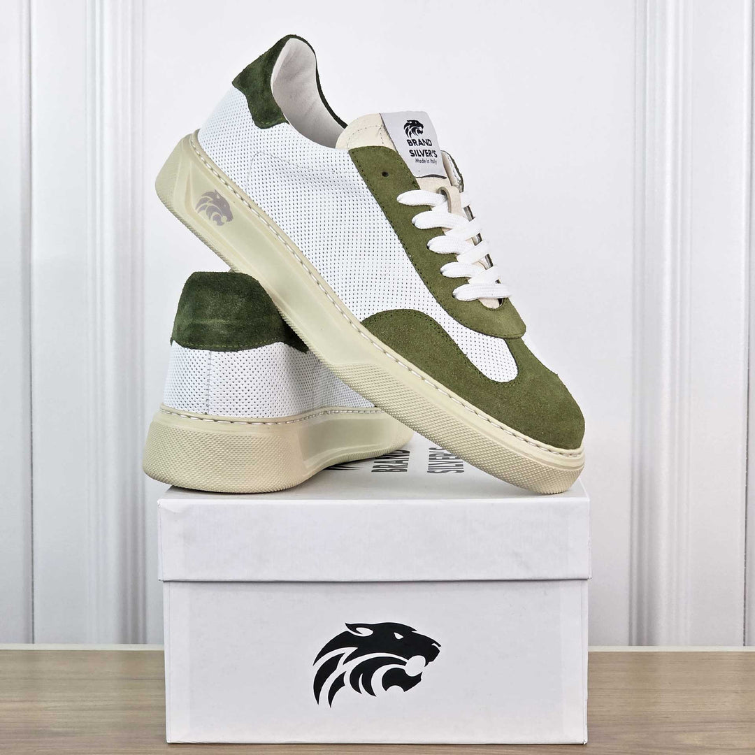 MILES PELLE BIANCO VERDE EVA LIGHT
