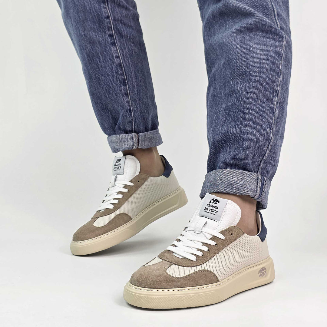 MILES PELLE BEIGE BIANCO JEANS EVA LIGHT