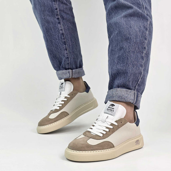 MILES PELLE BEIGE BIANCO JEANS EVA LIGHT