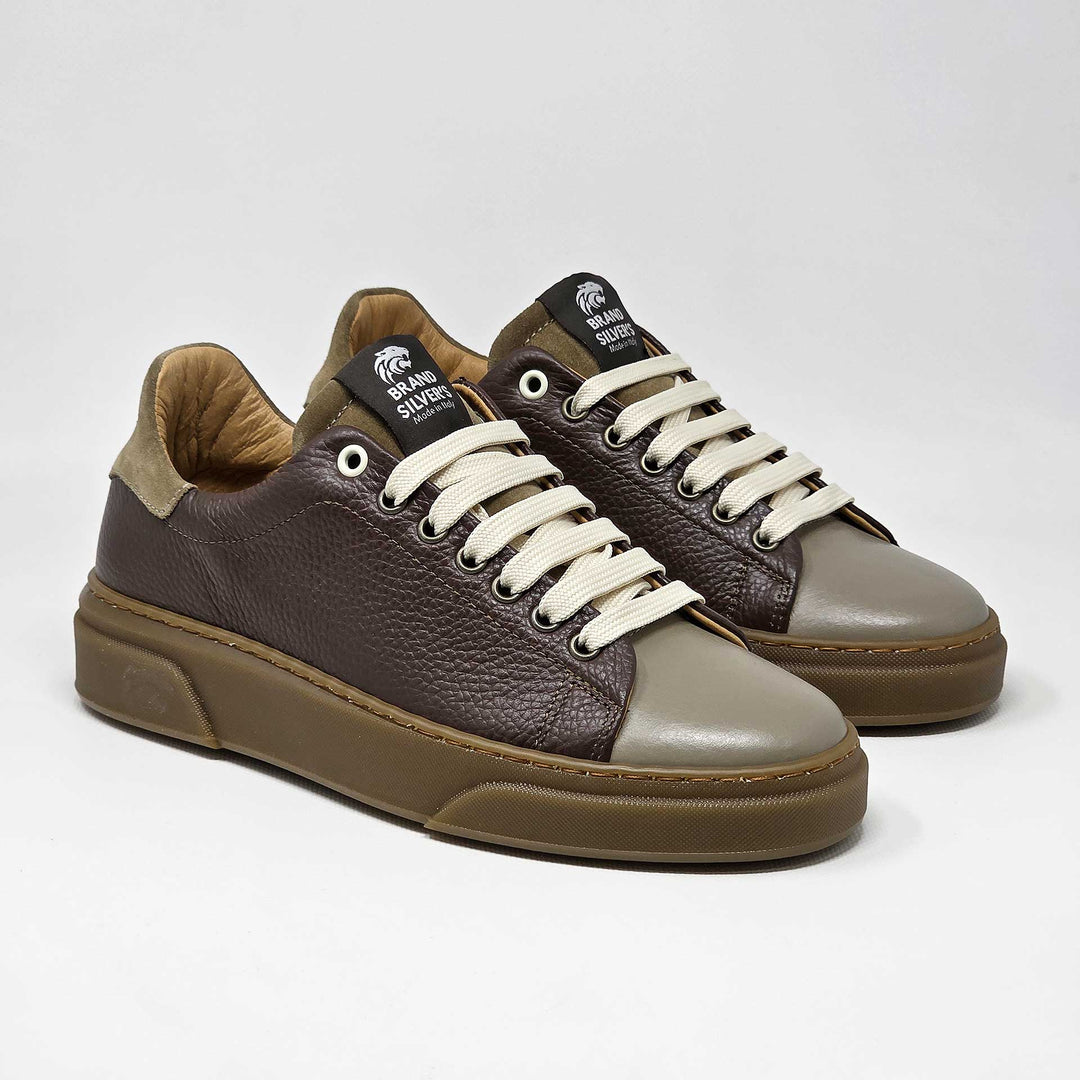 NEVADA PELLE CASTAGNA TAUPE BEIGE