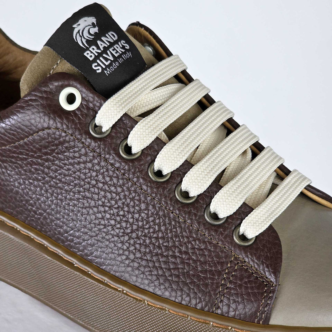 NEVADA PELLE CASTAGNA TAUPE BEIGE