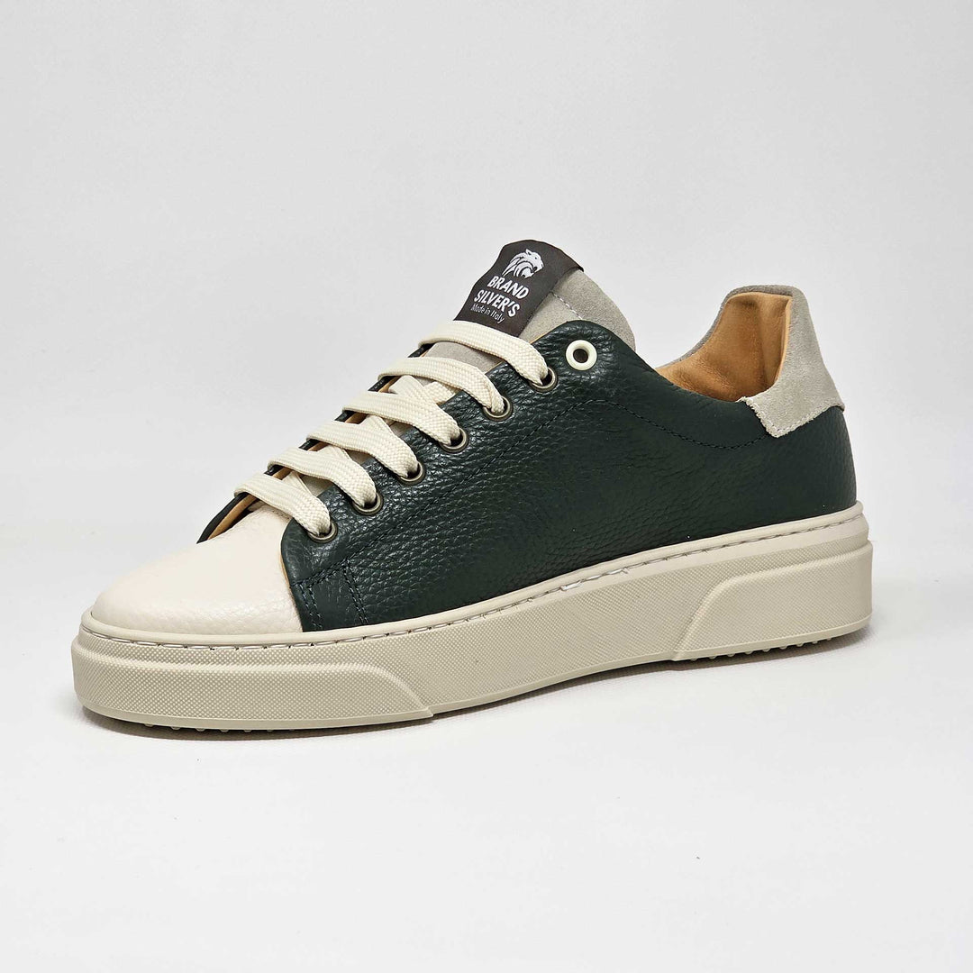 NEVADA IN BLACK BEIGE LEATHER
