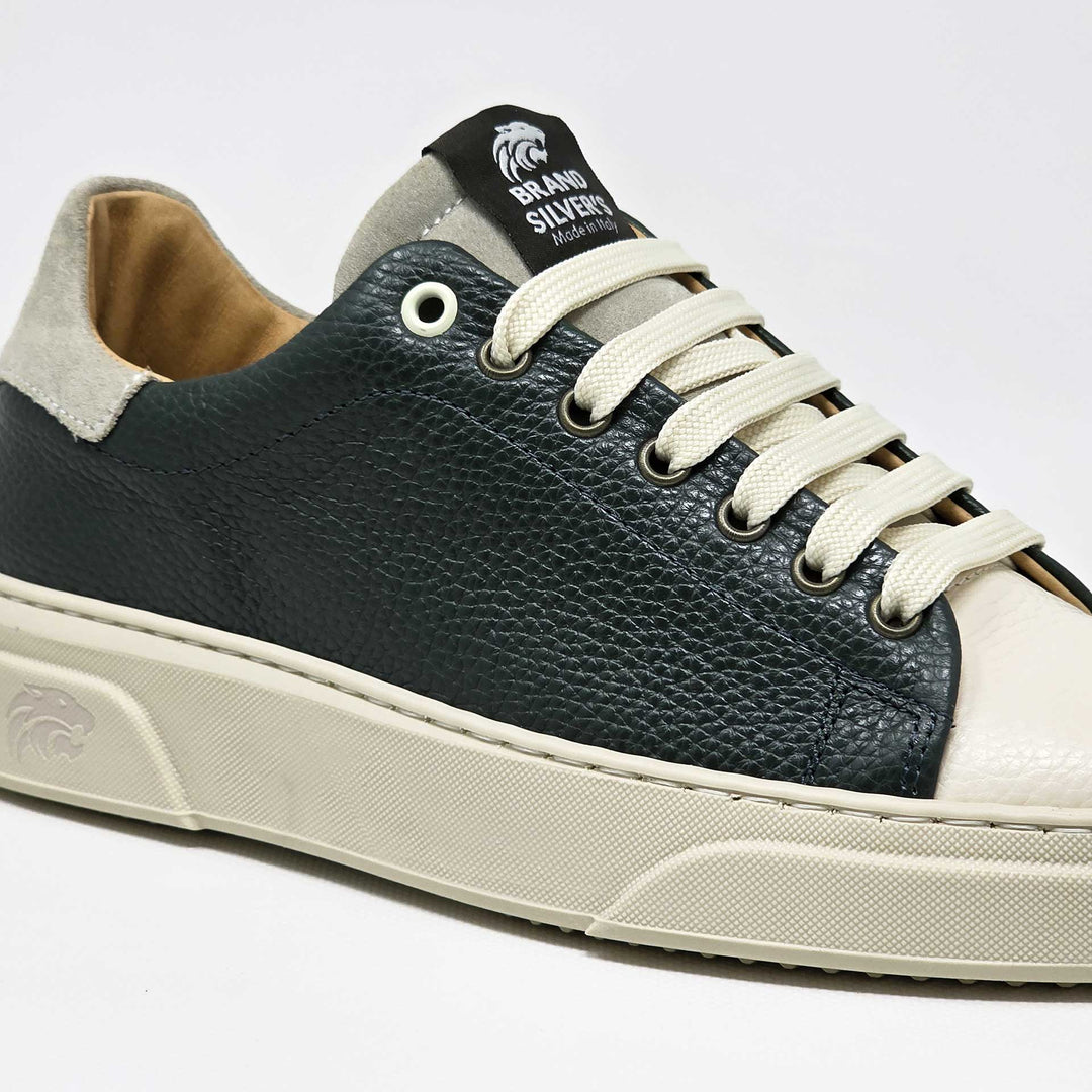 NEVADA IN BLACK BEIGE LEATHER