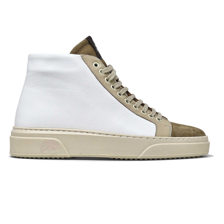 NEVADA BOOT PELLE BIANCA TAUPE BEIGE