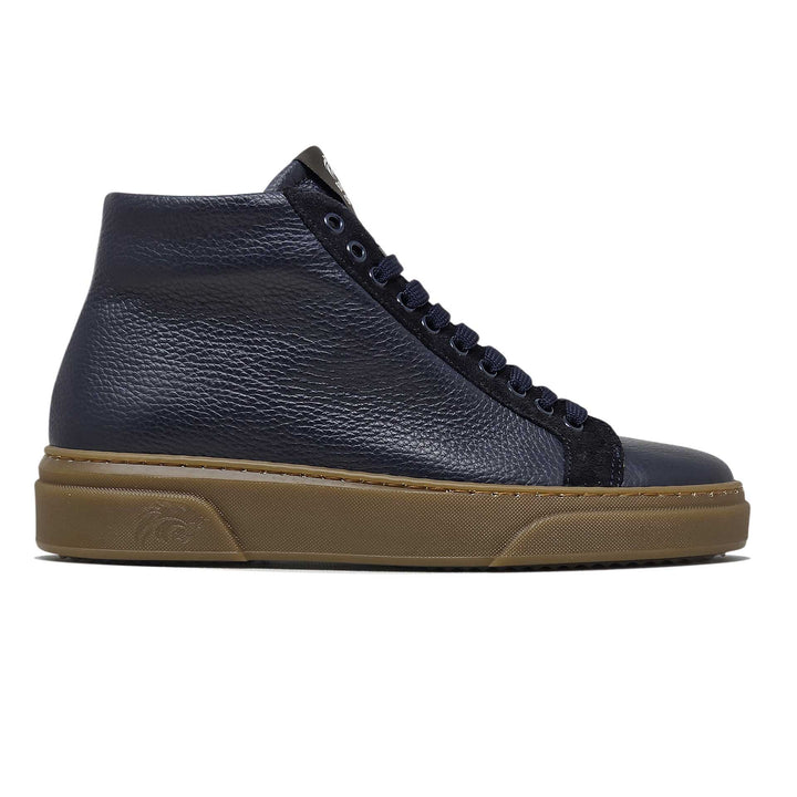 NEVADA BOOT PELLE NERO BLU CASTAGNA BEIGE